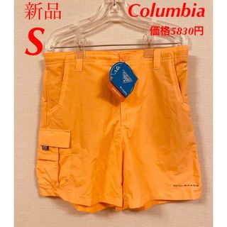 コロンビア(Columbia)のコロンビア　バハマショーツ　ショートパンツ　メンズ　S オレンジ(ショートパンツ)