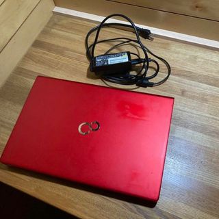 フジツウ(富士通)のLIFEBOOK SH90/B1 SSD256G WQHD メモリ4G レッド(ノートPC)