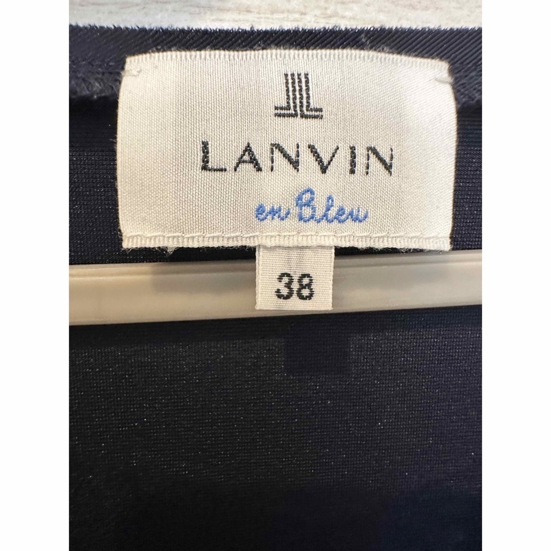 LANVIN en Bleu(ランバンオンブルー)のLANVINenBlue ランバンオンブルー 38サイズ ネイビー レディースのトップス(シャツ/ブラウス(半袖/袖なし))の商品写真