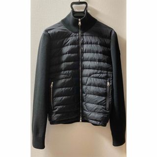 モンクレール(MONCLER)のMoncler モンクレール ハイブリッドダウン　ニット切替　カーディガン(ダウンジャケット)