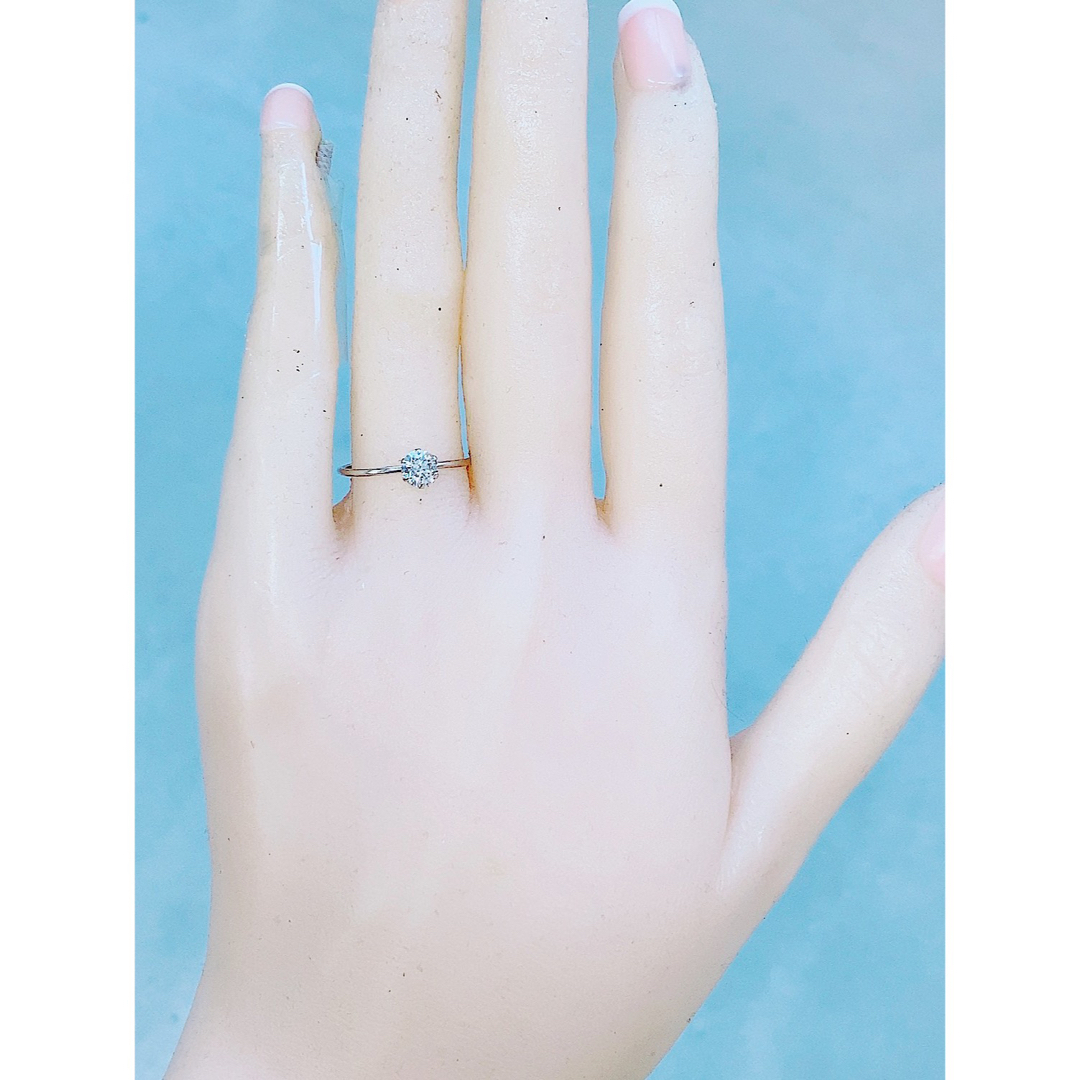 ★0.44ct★✨大粒ダイヤI,I-1,Excellentプラチナリング指輪一粒