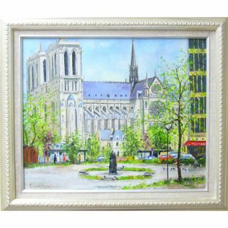 絵画 梅沢民雄 肉筆油絵 風景画 ノートルダム大聖堂 の通販 by 絵画 梅沢民雄 肉筆油絵 風景画 ノートルダム大聖堂 の通販 by