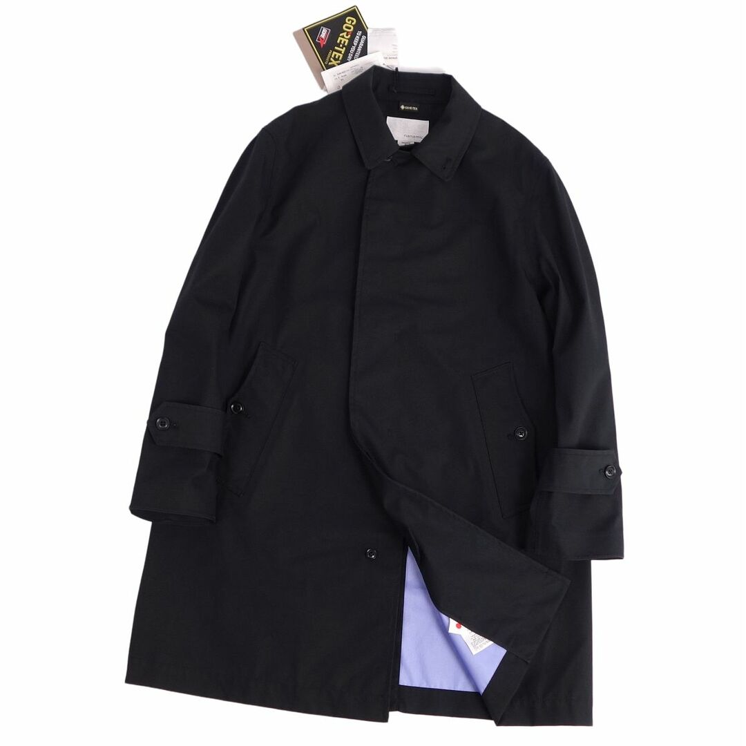 未使用 ナナミカ nanamica コート ステンカラーコート バルマカーンコート GORE-TEX アウター メンズ XS ブラック