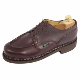 パラブーツ(Paraboot)の極美品 パラブーツ PARABOOT シューズ シャンボード CHAMBORD レザーシューズ Uチップ 革靴 メンズ フランス製 6 1/2F(25cm相当) ブラウン(ドレス/ビジネス)