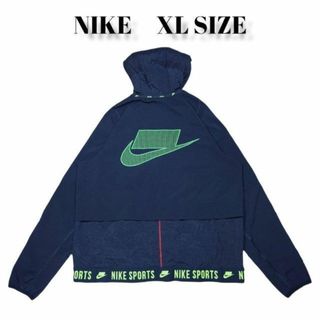 NIKE SB プリントロゴ プルオーバー ナイロンジャケット　size XL