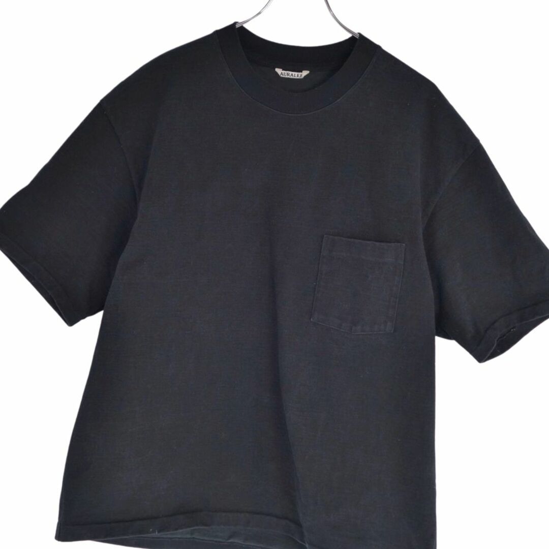 オーラリー AURALEE Tシャツ カットソー STAND-UP TEE コットン 無地 トップス メンズ 5(L相当) ホワイト