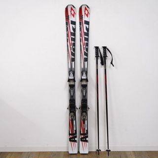 フォルクル(Volkl)のフォルクル Volkl ゲレンデ スキー AC 163cm センター 70ｍｍ ビンディング MARKER motion LT カザマ ストック付き アウトドア 重量実測：2450g（ビンディング含む1本)(板)