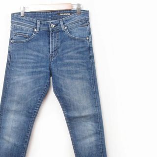 エイチアンドエム(H&M)のH&M &DENIM ストレッチ スリムテーパードデニム ブルー 28(デニム/ジーンズ)