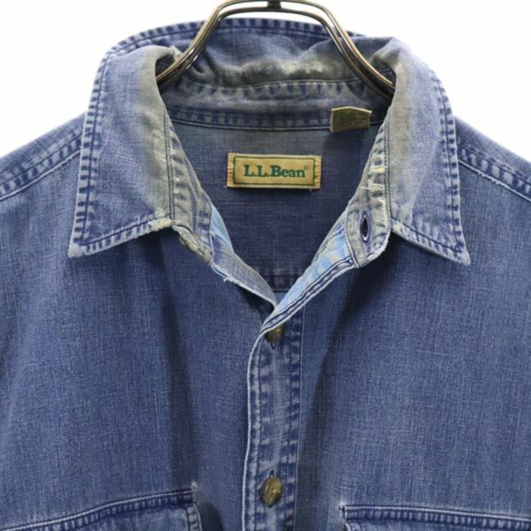 L.L.Bean - エルエルビーン 80s ヴィンテージ アウトドア 長袖 デニム