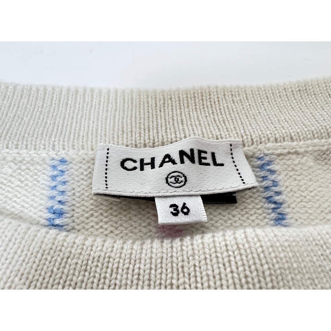 CHANEL - シャネル レディース ニット セーター トップス ホワイト 36