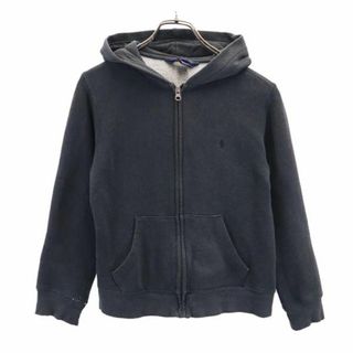 ポロラルフローレン(POLO RALPH LAUREN)のポロラルフローレン ジップパーカー M グレー系 POLO RALPH LAUREN ロゴ レディース 【中古】  【230901】(パーカー)