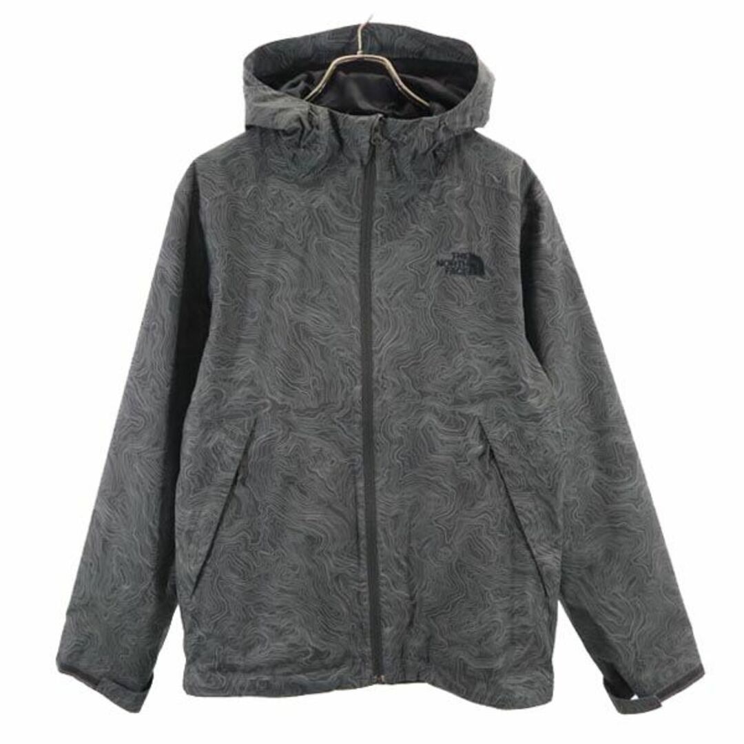 THE NORTH FACE(ザノースフェイス)のザノースフェイス 総柄 ナイロンジャケット S グレー THE NORTH FACE フード アウトドア メンズ 【中古】  【230901】 メンズのジャケット/アウター(ダッフルコート)の商品写真