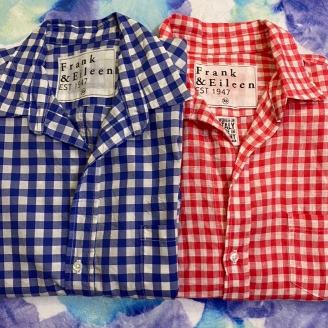 ☆フランク＆アイリーン☆2点まとめ売り☆チェックシャツ☆サイズ・XS☆ | フリマアプリ ラクマ