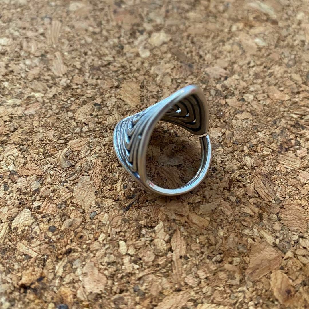 高純度 カレンシルバー 指輪 リング 銀 925 魔除 浄化 メンズ レア メンズのアクセサリー(リング(指輪))の商品写真