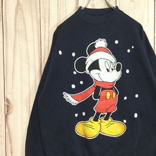 Disney - 【ディズニー スウェット】 USA製 ミッキーマウス 太アーム