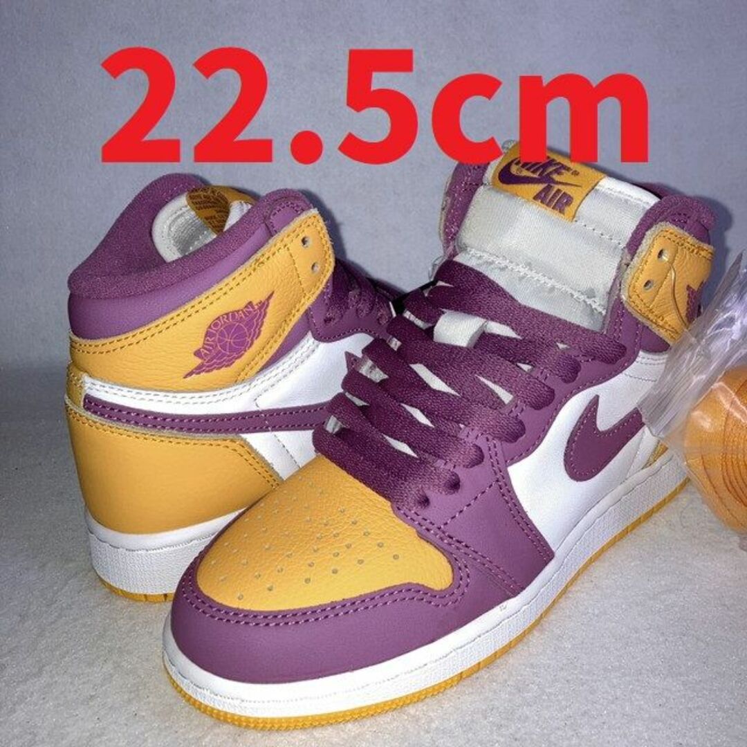 NIKE AIR JORDAN 1 RETRO HIGH OG GS　黄紫