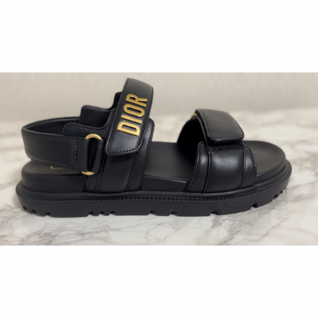 【美品】DIOR DIORACT サンダル ブラック