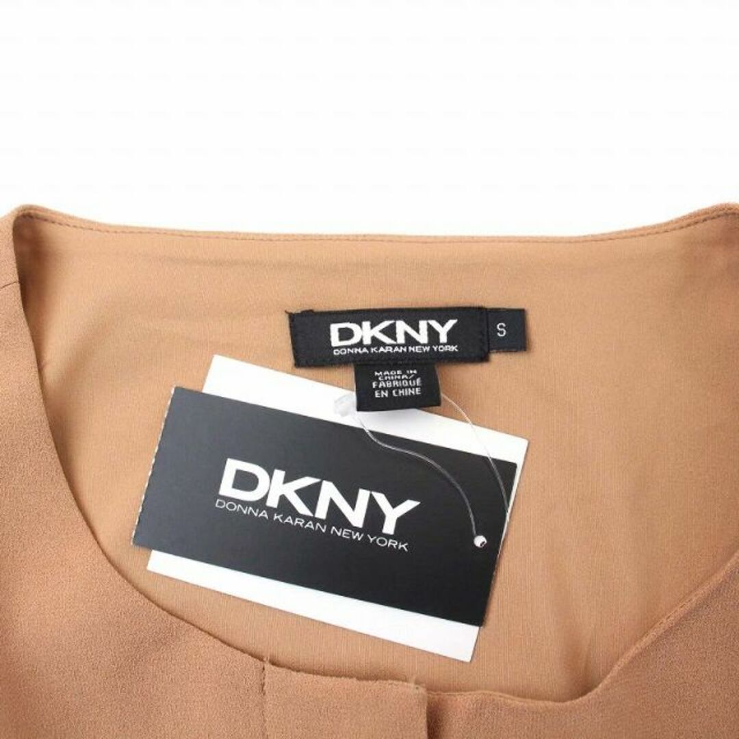 DKNY(ダナキャランニューヨーク)のダナキャランニューヨーク ワンピース ひざ丈 ノースリーブ フロントファスナー レディースのワンピース(ひざ丈ワンピース)の商品写真