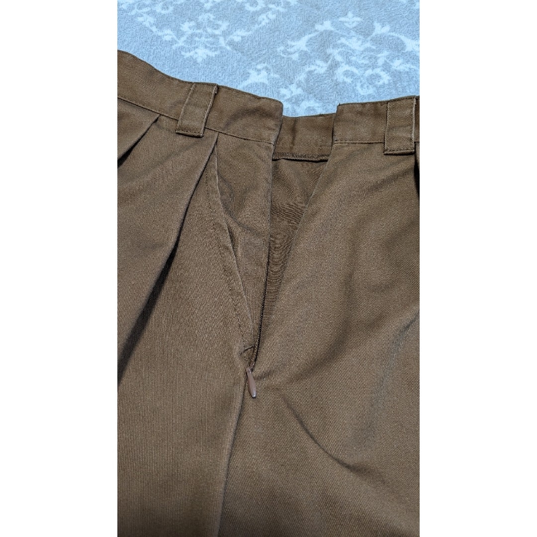 GU(ジーユー)のジーユー GU チノフレアロングスカート XS S M ブラウン スカート 茶色 レディースのスカート(ロングスカート)の商品写真