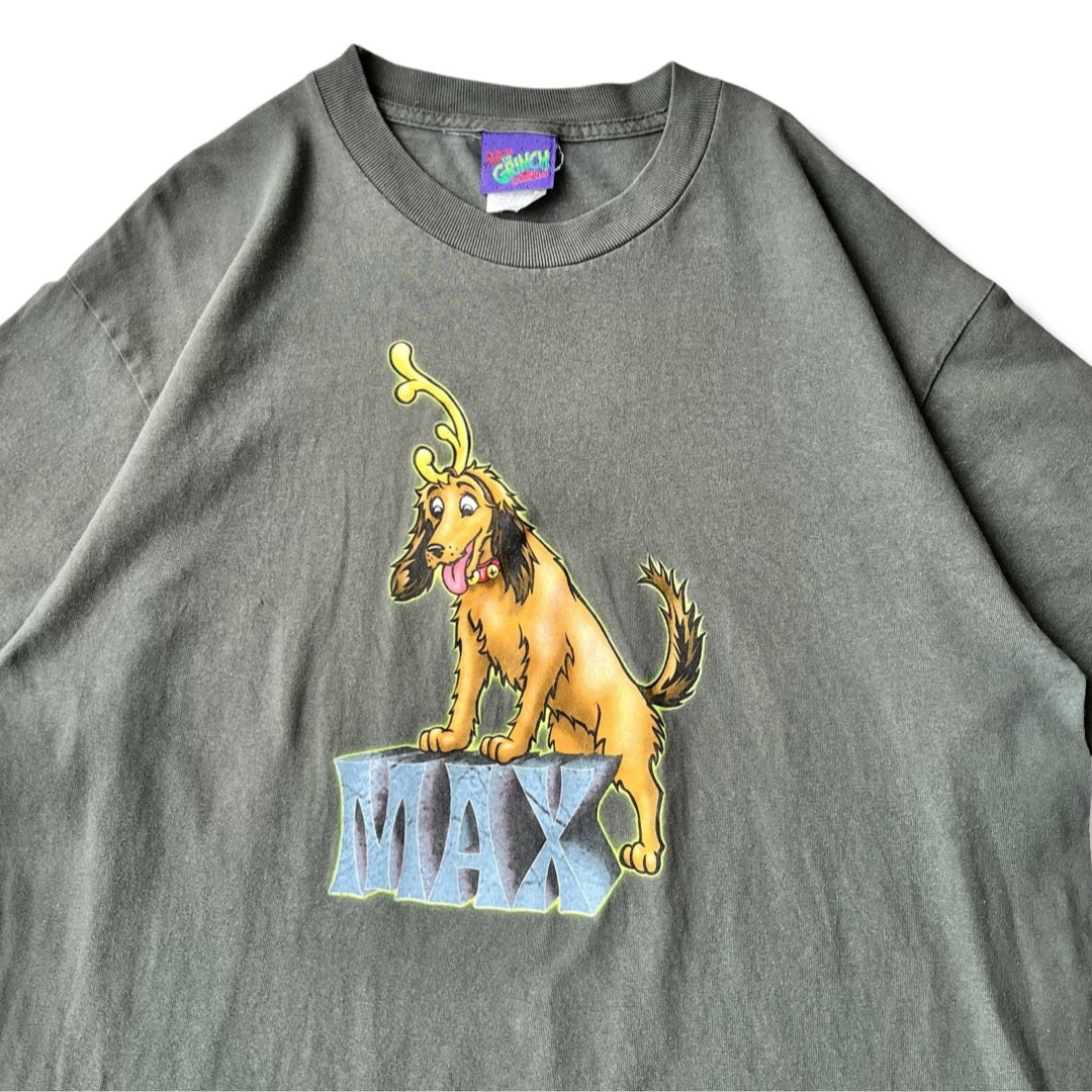 【00s】The GRINCH 愛犬マックス 映画Tシャツ L オフィシャルタグ