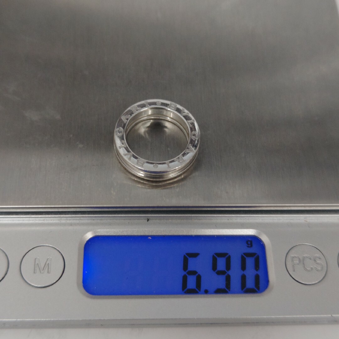 (T90103)BVLGARI 750 WG ビーゼロワン 1バンド リング