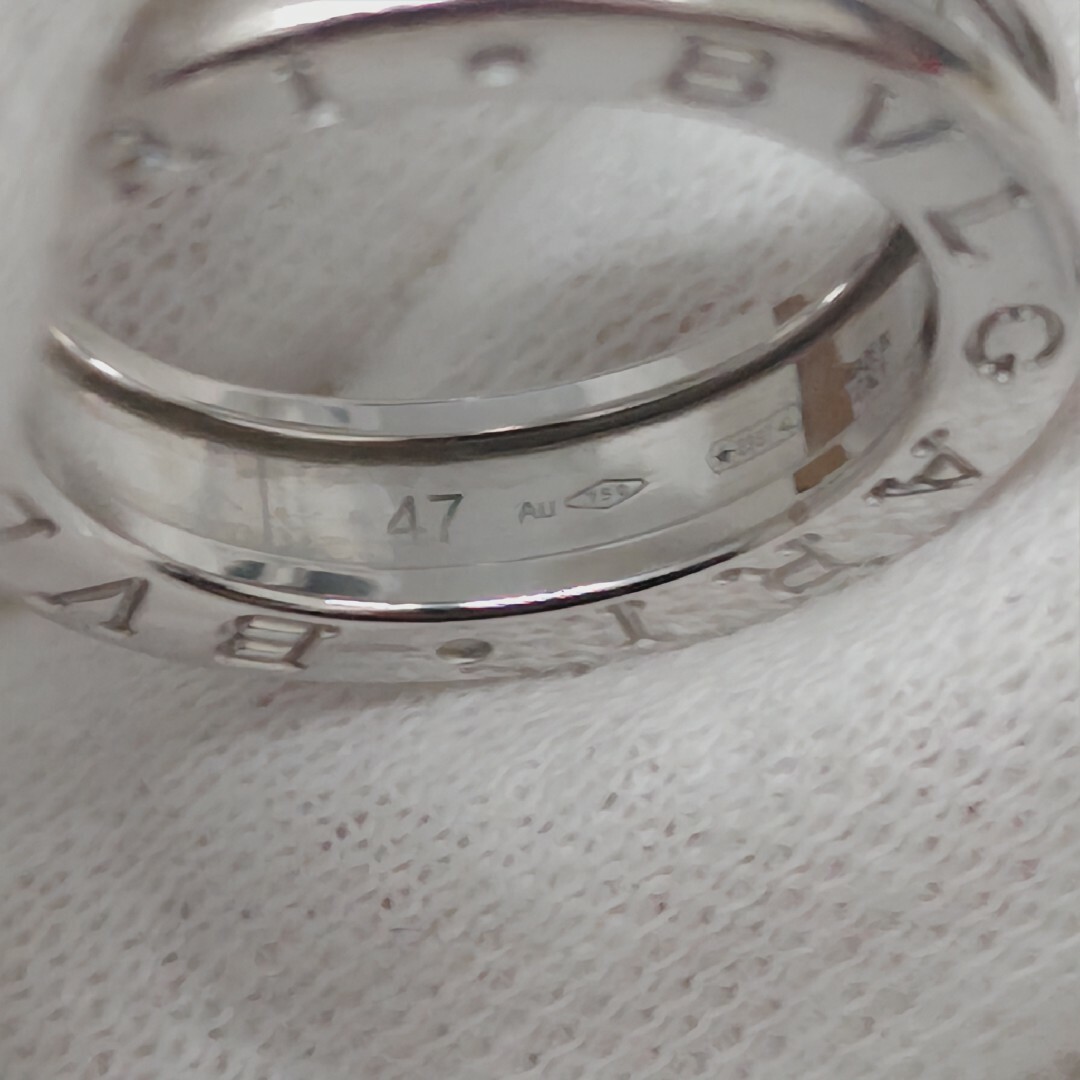 (T90103)BVLGARI 750 WG ビーゼロワン 1バンド リング