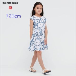 ユニクロ(UNIQLO)の新品★ユニクロ×マリメッコ　★Kids デニム ワンピース120cm★(ワンピース)