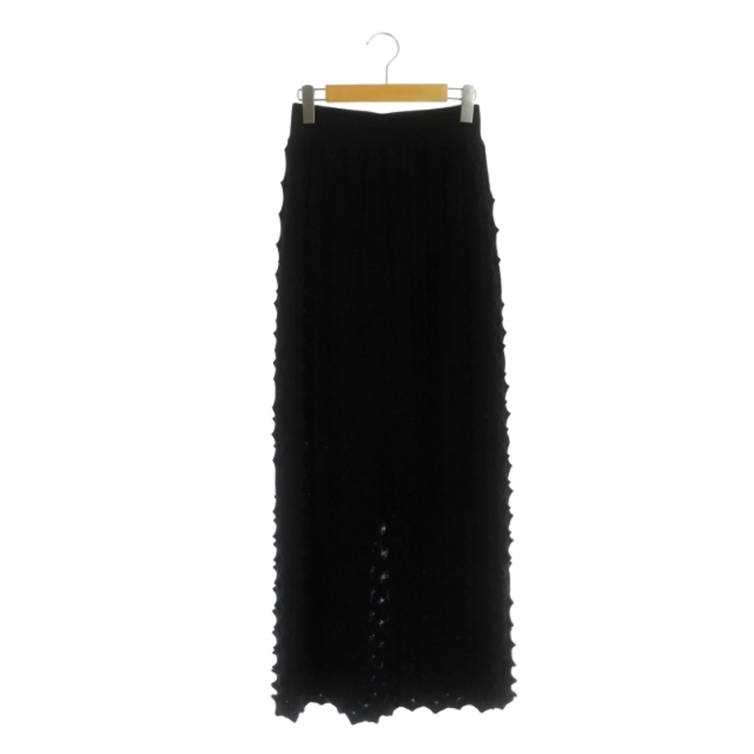 86cmスカート丈オープンセサミクラブ durian long skirt ニットスカート