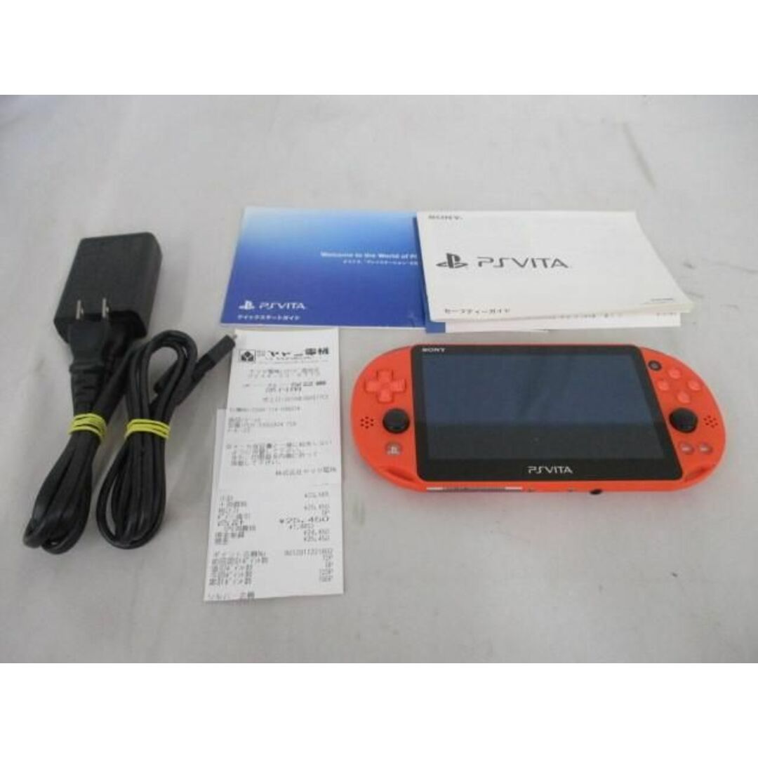 ゲーム PS Vita 本体 PCH-2000 ネオンオレンジ 動作品 充電器 ゲーム PS Vita 本体 PCH-2000 ネオンオレンジ 動作品 充電器