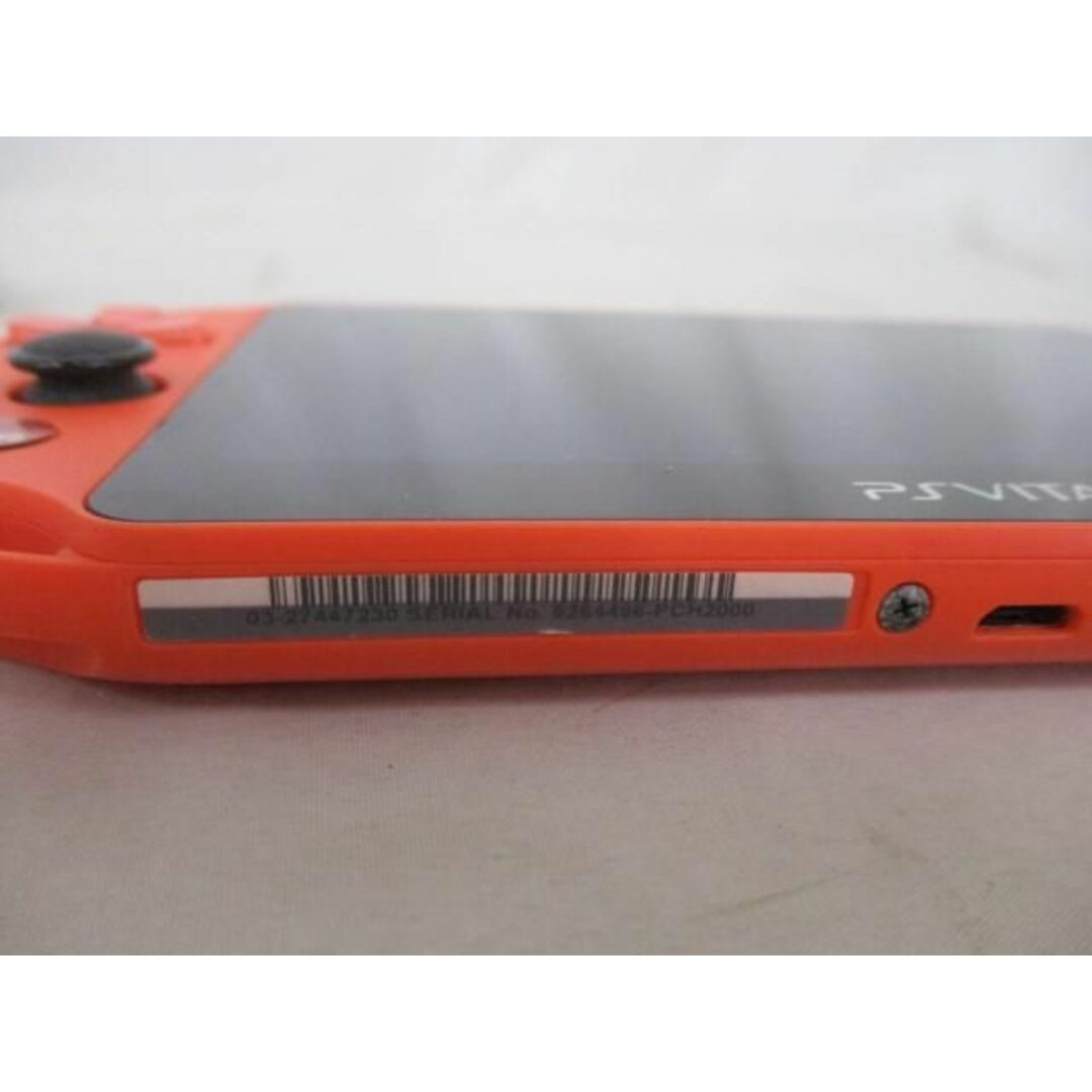ゲーム PS Vita 本体 PCH-2000 ネオンオレンジ 動作品 充電器 ゲーム PS Vita 本体 PCH-2000 ネオンオレンジ 動作品 充電器