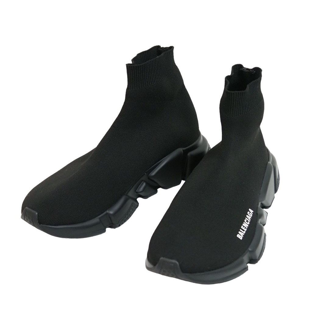 極美品 BALENCIAGA バレンシアガ スニーカー スピードトレーナー SPEED TRAINER ブラック サイズ40  53730