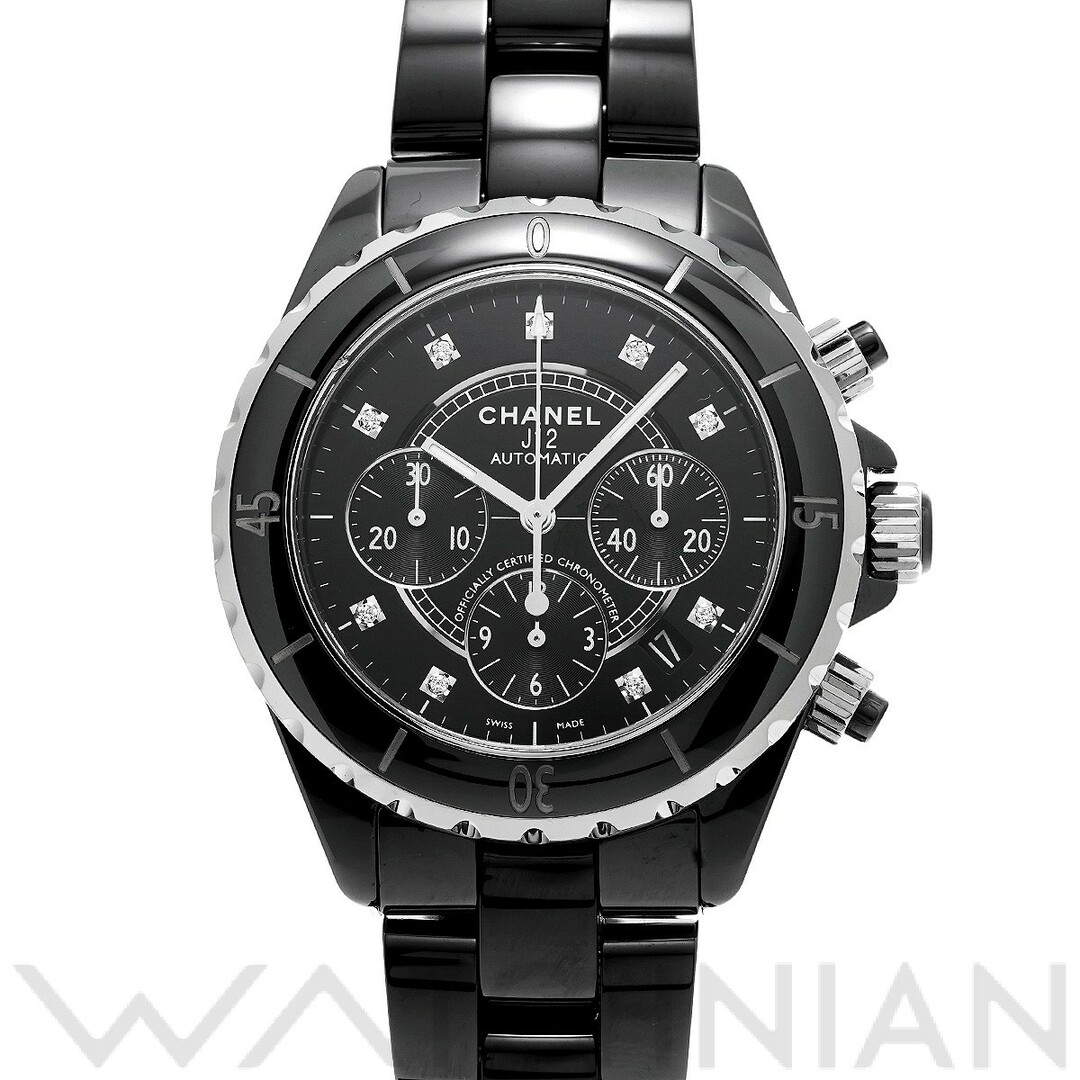 シャネル CHANEL H2419 ブラック /ダイヤモンド メンズ 腕時計