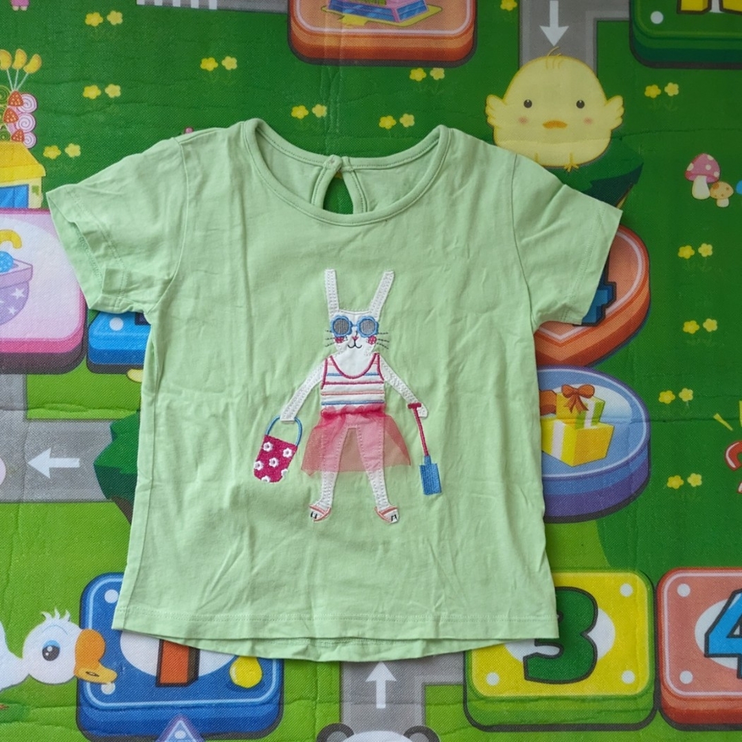 TORIDORY(トリドリー)の☆専用☆11.女の子 Tシャツ黒のみ 120 キッズ/ベビー/マタニティのキッズ服女の子用(90cm~)(Tシャツ/カットソー)の商品写真