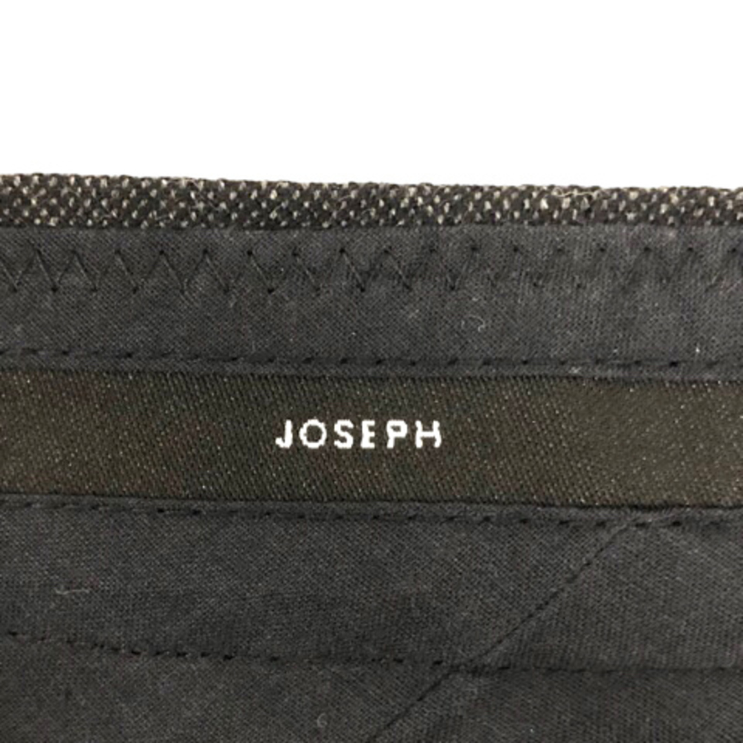 JOSEPH(ジョゼフ)のジョセフ パンツ ボトムス スラックス テーパード ウール混 シルク混 38 黒 レディースのパンツ(その他)の商品写真