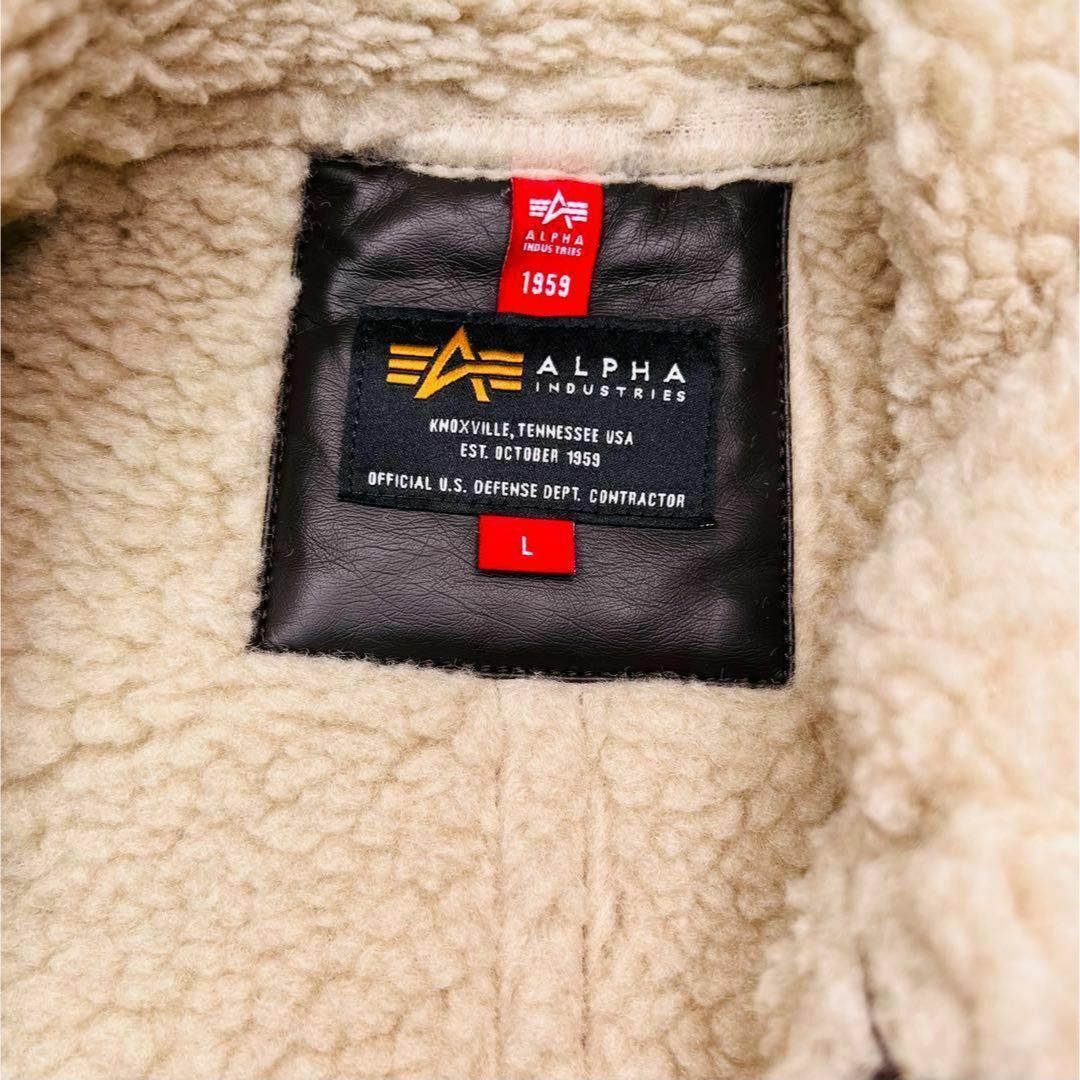 ALPHA INDUSTRIES(アルファインダストリーズ)のアルファ　レディース L ボアジャケット　ボアブルゾン　B3 フライトブルゾン レディースのジャケット/アウター(ブルゾン)の商品写真