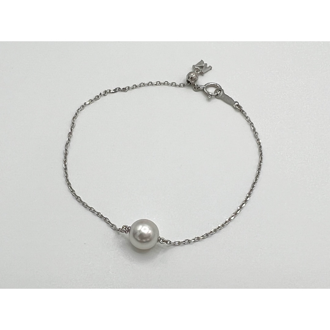 MIKIMOTO ミキモト K18/750 パール付き ブレスレット 17cm