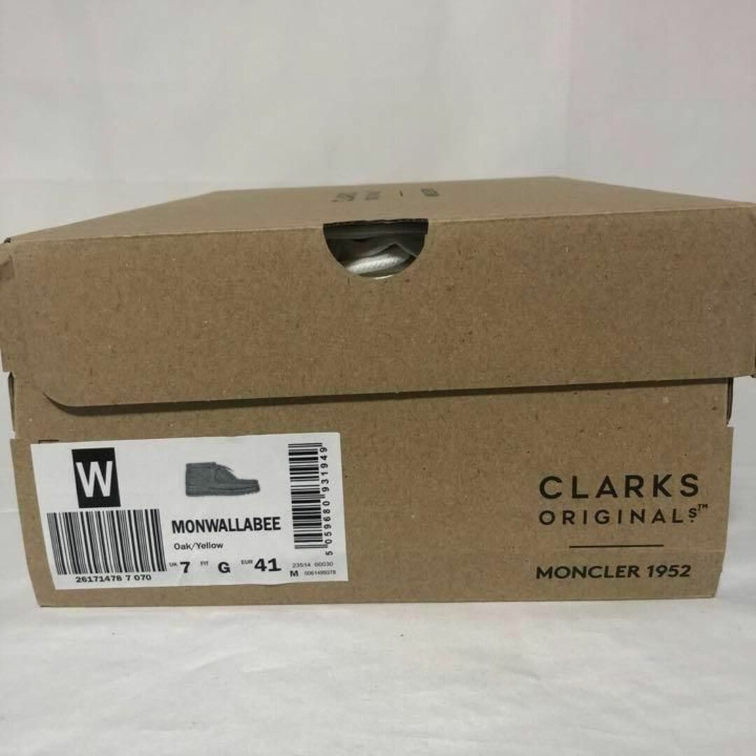 MONCLER(モンクレール)の訳あり UK7 MONCLER CLARKS Wallabee ワラビー メンズの靴/シューズ(ブーツ)の商品写真