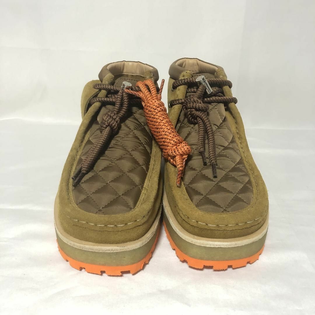 訳あり UK7.5 MONCLER CLARKS Wallabee ワラビー-