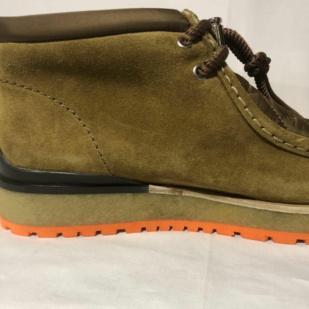 訳あり UK8 MONCLER CLARKS Wallabee ワラビー