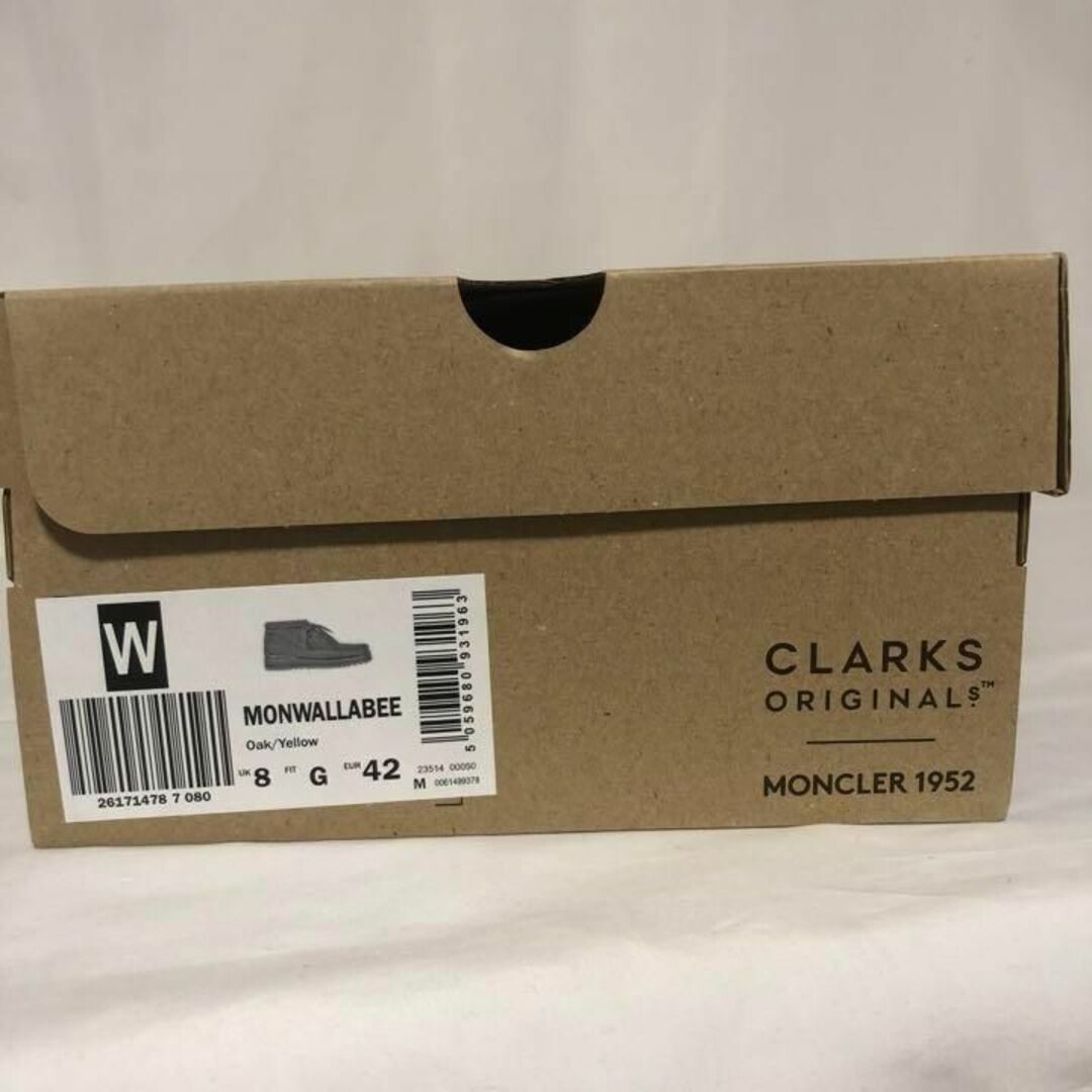 訳あり UK8 MONCLER CLARKS Wallabee ワラビー