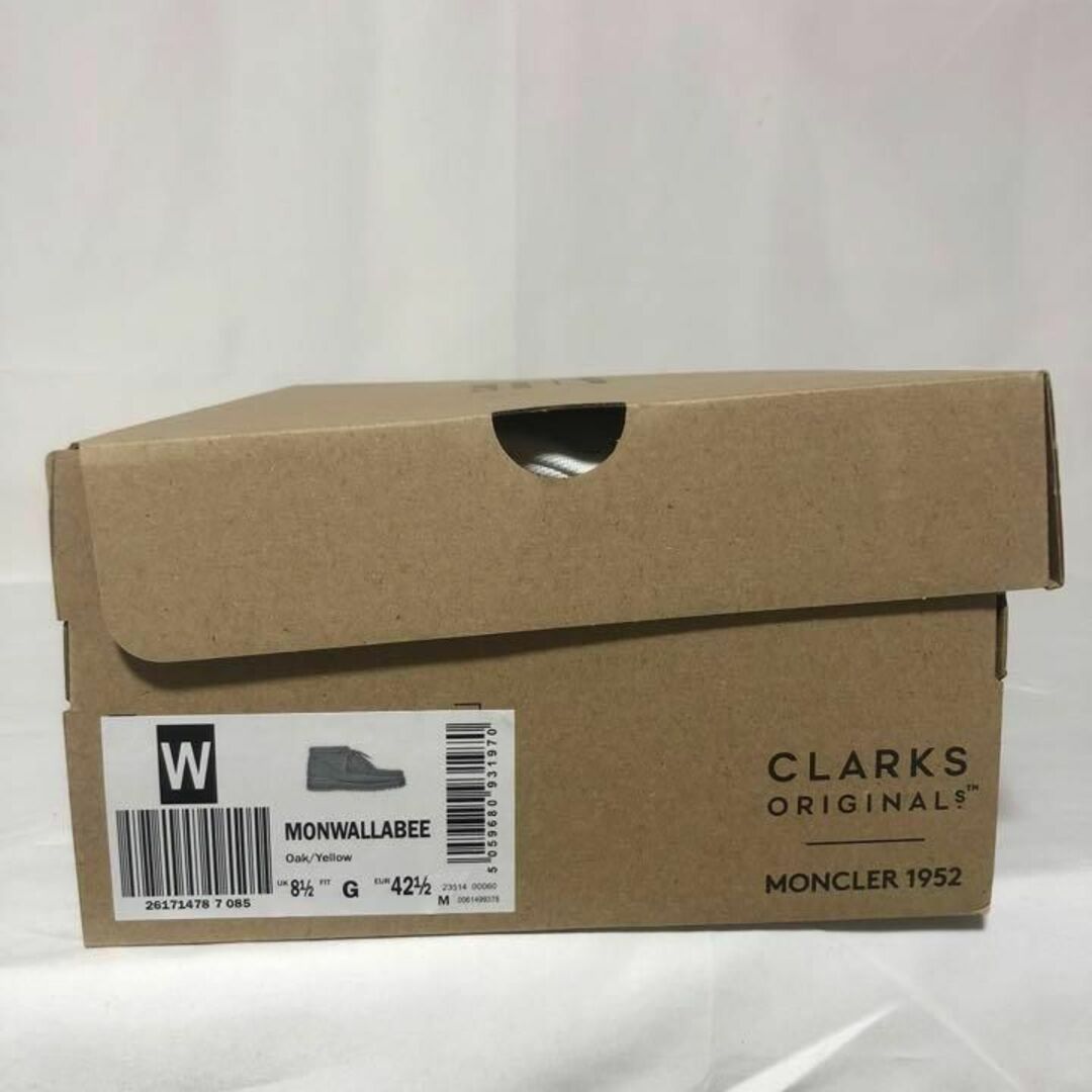 訳あり UK8 MONCLER CLARKS Wallabee ワラビー