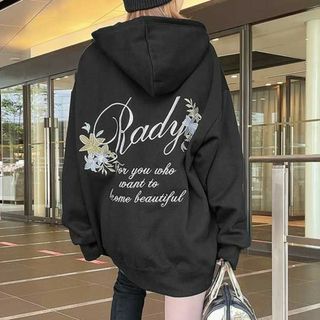 Rady - 新品 Rady フラワーロゴ フーディ Sの通販｜ラクマ