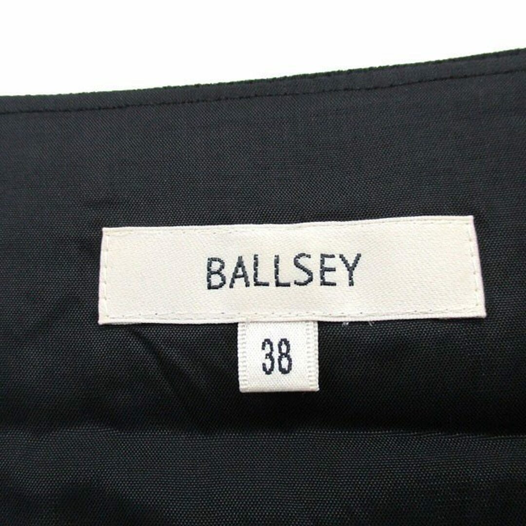 Ballsey(ボールジィ)のボールジー トゥモローランド ワンピース 七分袖 ミニ ウール シンプル 38 レディースのワンピース(ミニワンピース)の商品写真