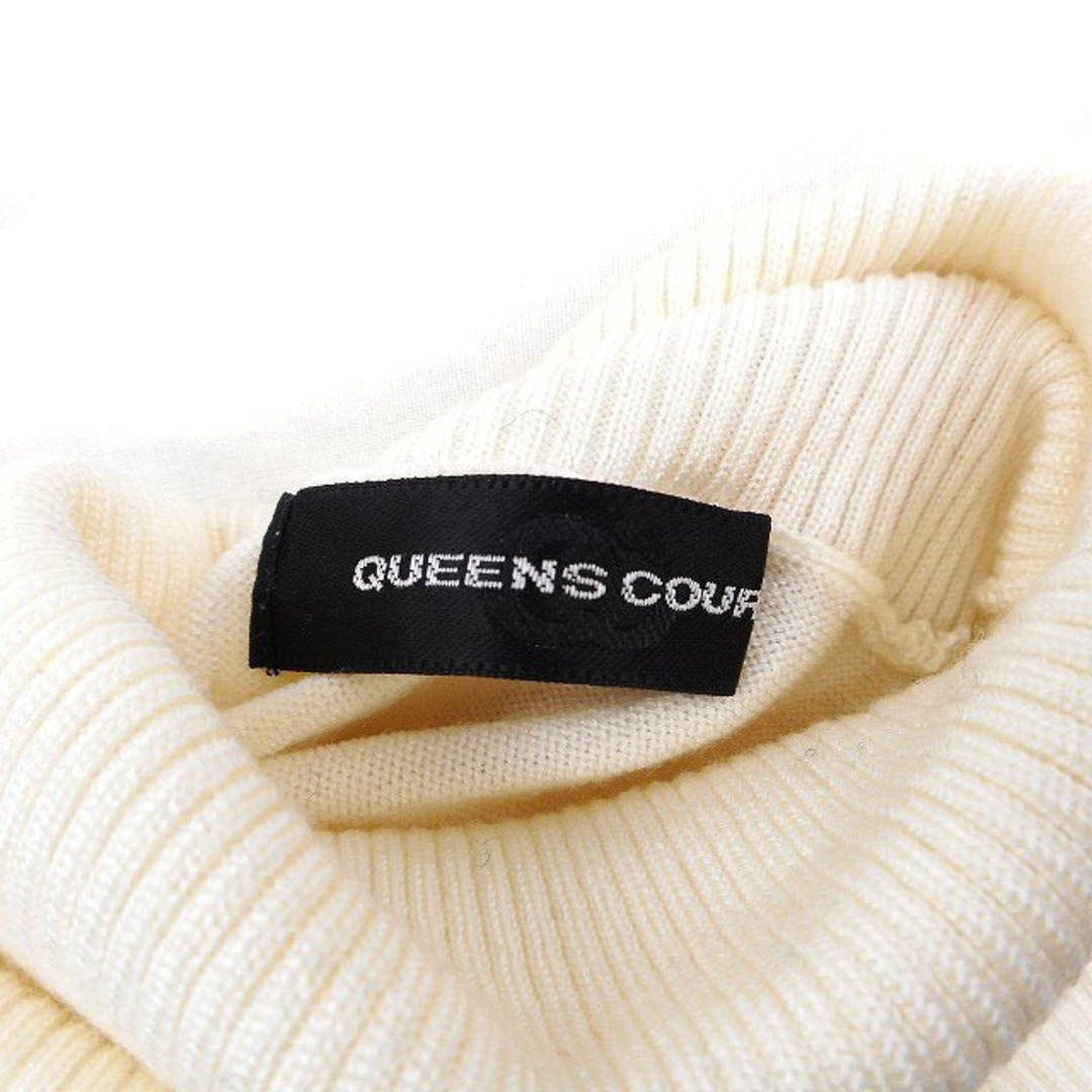 QUEENS COURT(クイーンズコート)のクイーンズコート ニット セーター タートルネック ウール混 クロップド 長袖 レディースのトップス(ニット/セーター)の商品写真