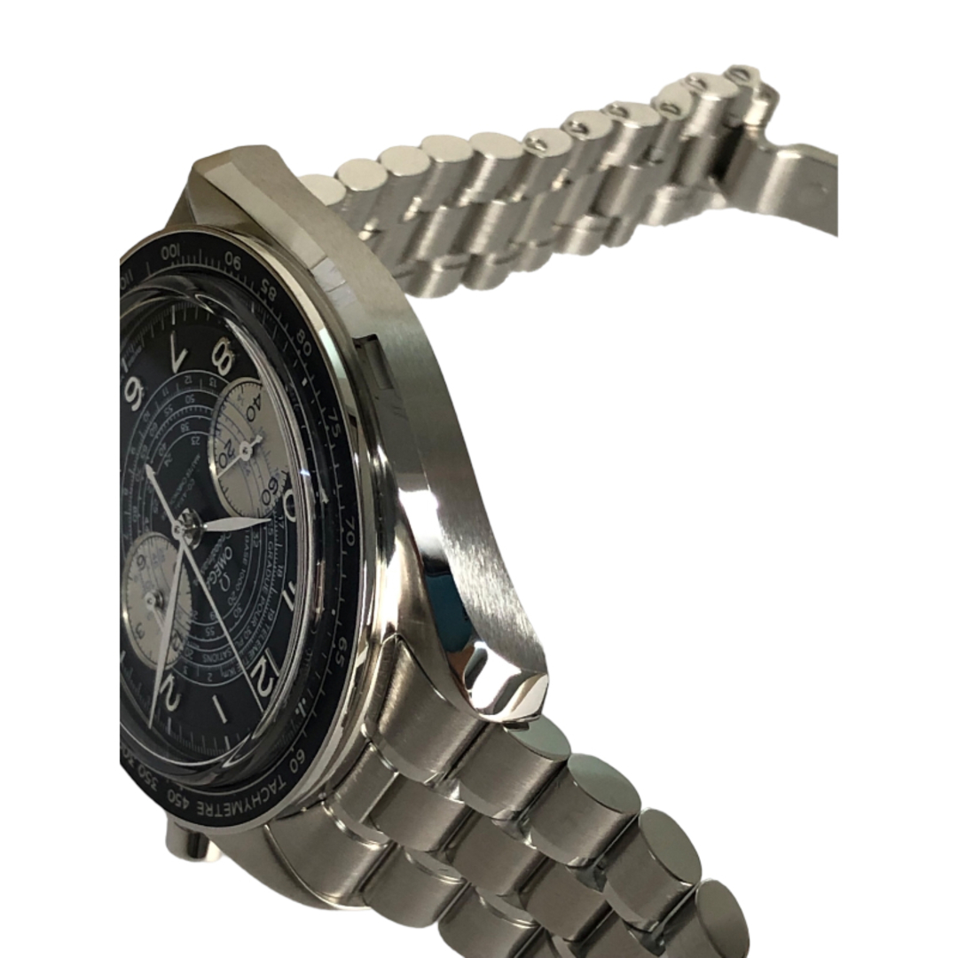オメガ OMEGA スピードマスター クロノスコープ 329.30．43.51．03.001 ブルー ss メンズ 腕時計