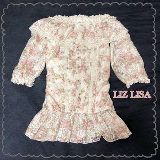 リズリサ(LIZ LISA)のLIZLISA リズリサ 花柄 トップス(カットソー(長袖/七分))