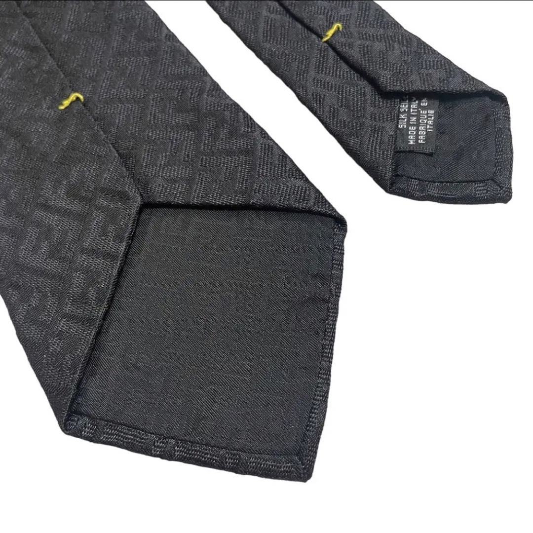 美品 FENDI ネクタイ シャドーズッカ柄 シルク100 イタリア製 総柄