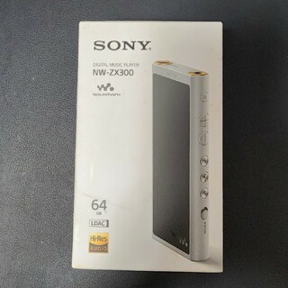ソニー(SONY)のSONY NW-ZX300 シルバー(ポータブルプレーヤー)