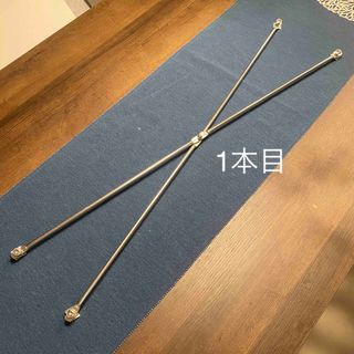 ムジルシリョウヒン(MUJI (無印良品))の【無印良品】\クロスバー2本セット/ステンレスユニットシェルフ用_幅56cm(棚/ラック/タンス)