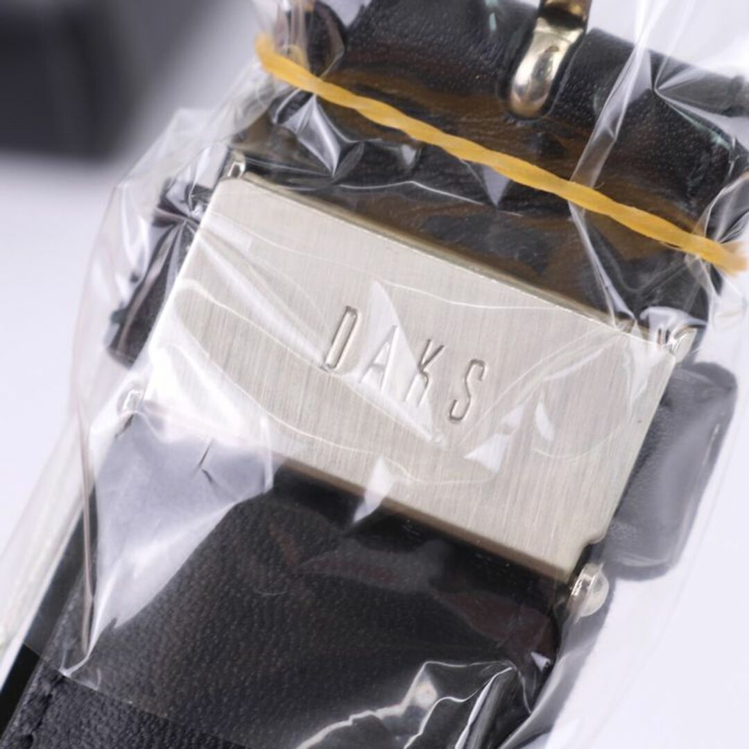 ダックス ベルト DB37960 未使用 本革レザー ブランド ビジネス フォーマル 黒 メンズ ブラック DAKS